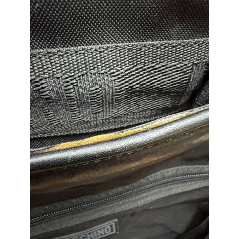 Moschino Nylon Convertible Travel Luggage Garment Bag‎ Black Large 20